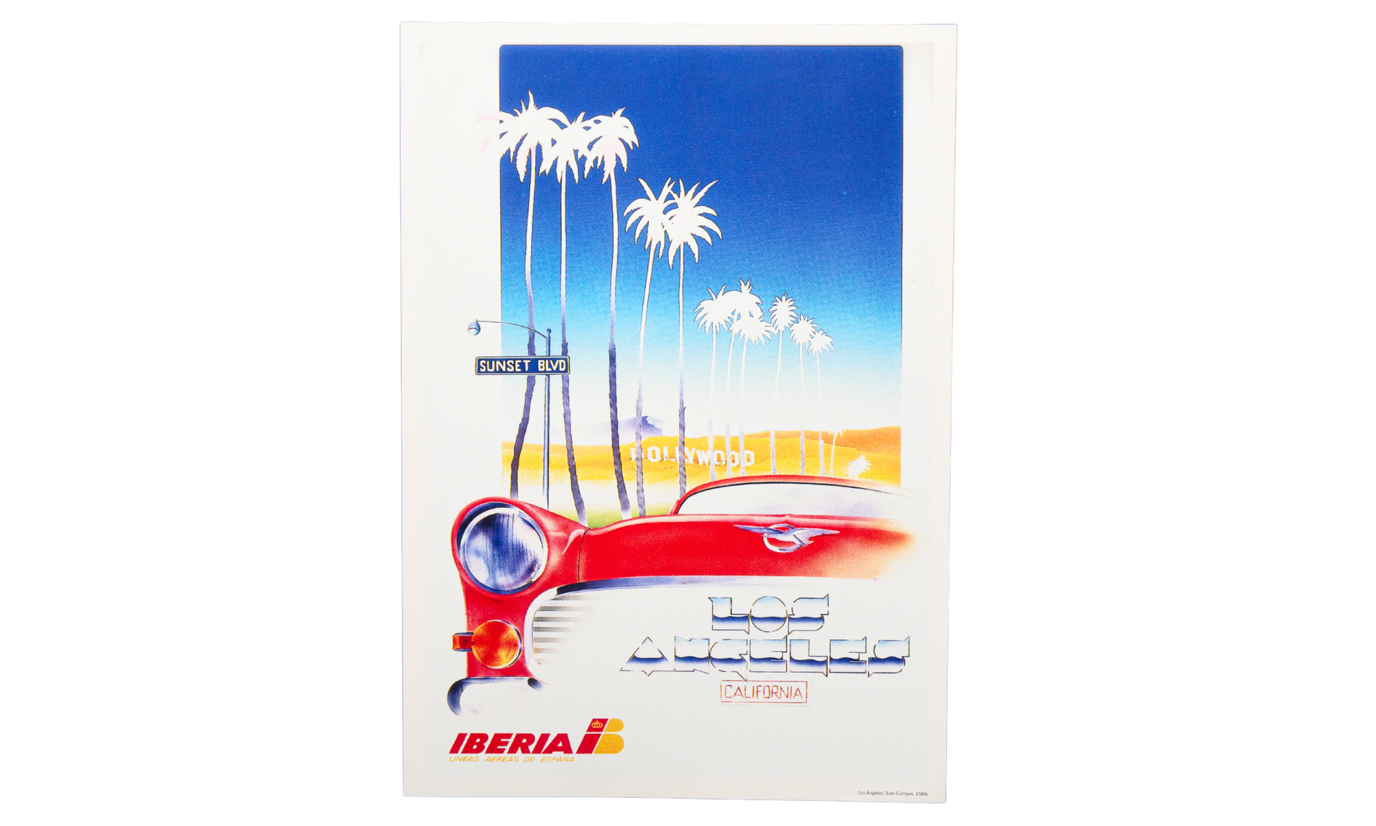 Cartel Iberia 1986